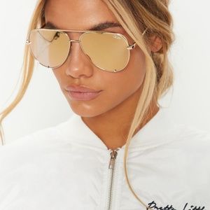 Quay Australia Accessories - Quay x Desi Perkins 'High Key' Aviator Sunglasses Quay Australia Accessories - Quay x Desi Perkins 'High Key' Aviator Sunglasses